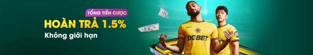 NBET hoàn cược không giới hạn
