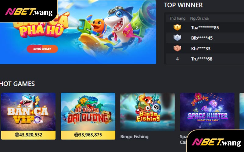 Top những ưu thế tạo thương hiệu tại sảnh Bắn cá NBET